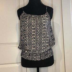 Charlotte Russe Tank with Elastic at Hem
